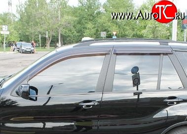 999 р. Комплект дефлекторов окон (ветровиков) 4 шт. Russtal BMW X5 E53 дорестайлинг (1999-2003)  с доставкой в г. Кемерово