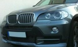 8 999 р. Накладка на передний бампер CT BMW X5 E53 дорестайлинг (1999-2003) (Неокрашенная)  с доставкой в г. Кемерово. Увеличить фотографию 2