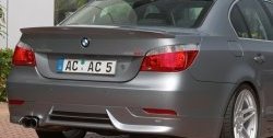 4 999 р. Накладка AC Schnitzer на задний бампер BMW 5 серия E60 седан дорестайлинг (2003-2007)  с доставкой в г. Кемерово. Увеличить фотографию 2