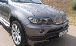 3 149 р. Реснички Storm на фары BMW X5 E53 дорестайлинг (1999-2003) (Неокрашенные)  с доставкой в г. Кемерово. Увеличить фотографию 2