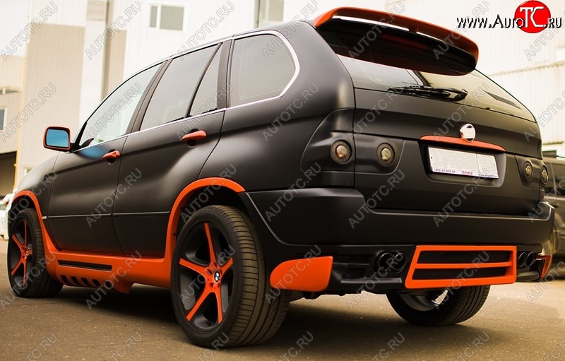 9 299 р. Cпойлер BRABUS BMW X5 E53 рестайлинг (2003-2006) (Неокрашенный)  с доставкой в г. Кемерово