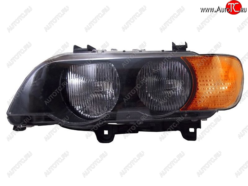 35 699 р. Левая фара SAT (желтый поворот) BMW X5 E53 дорестайлинг (1999-2003)  с доставкой в г. Кемерово