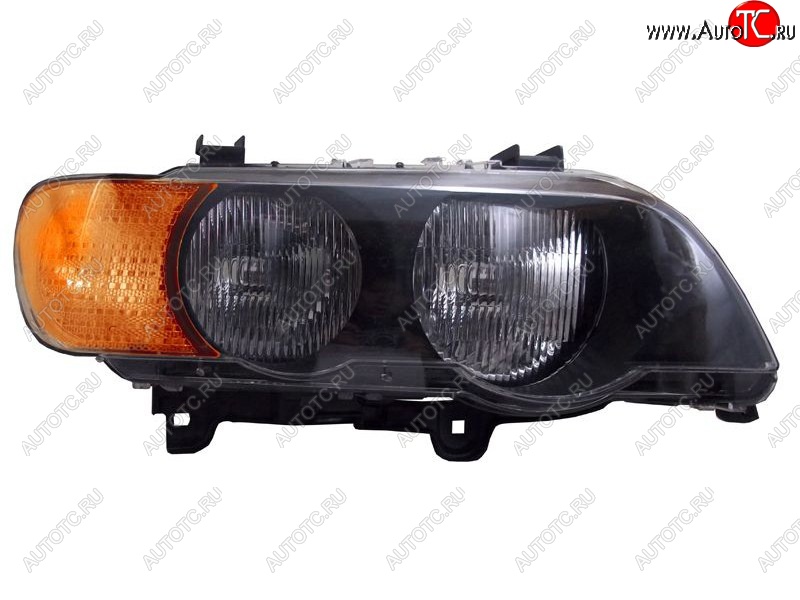 35 699 р. Правая фара SAT (желтый поворот) BMW X5 E53 дорестайлинг (1999-2003)  с доставкой в г. Кемерово