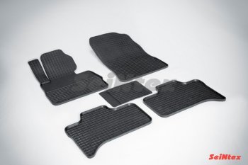 Износостойкие коврики в салон с рисунком Сетка SeiNtex (резина) BMW X5  E53 (1999-2006) дорестайлинг, рестайлинг
