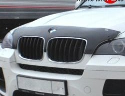 1 249 р. Дефлектор капота NovLine BMW X6 E71 дорестайлинг (2008-2012)  с доставкой в г. Кемерово. Увеличить фотографию 1