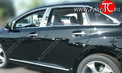 41 799 р. Накладки на стойки дверей СТ BMW X5 E70 дорестайлинг (2006-2010) (Неокрашенные)  с доставкой в г. Кемерово