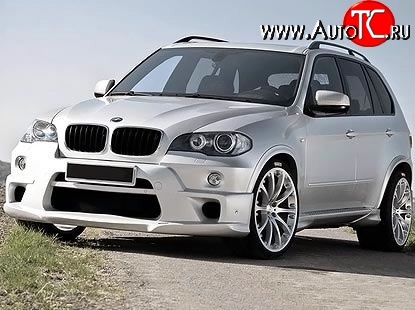 21 499 р. Передний бампер Hartge Style BMW X5 E70 рестайлинг (2010-2013) (Неокрашенный)  с доставкой в г. Кемерово