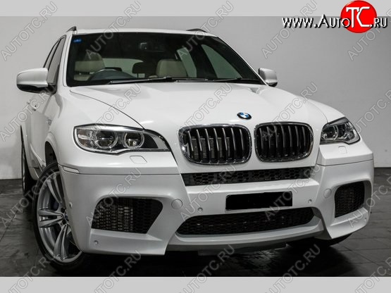 22 499 р. Передний бампер X5M STYLE BMW X5 E70 рестайлинг (2010-2013) (Неокрашенный)  с доставкой в г. Кемерово