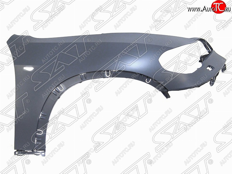 14 649 р. Правое крыло переднее SAT (пластик, пр-во Тайвань)  BMW X5  E70 (2010-2013) рестайлинг (Неокрашенное)  с доставкой в г. Кемерово