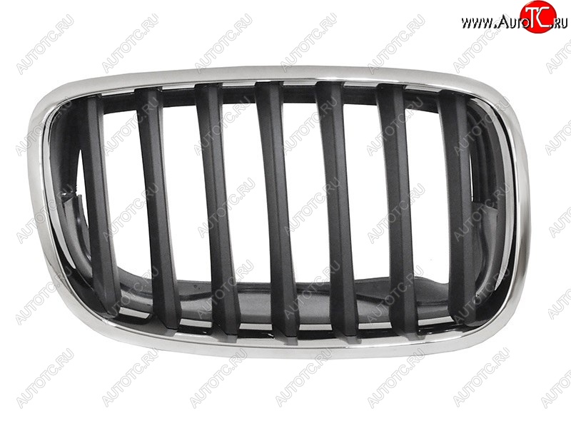 1 699 р. Правая решетка радиатора SAT (черная с хромом) BMW X5 E70 дорестайлинг (2006-2010)  с доставкой в г. Кемерово