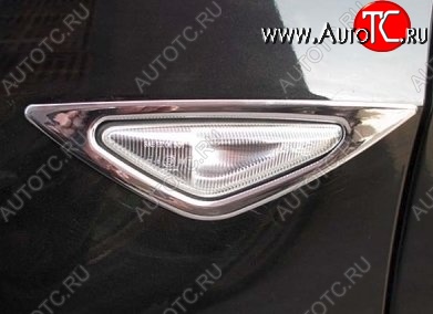 2 399 р. Накладки на повторители СТ BMW X5 E70 дорестайлинг (2006-2010)  с доставкой в г. Кемерово