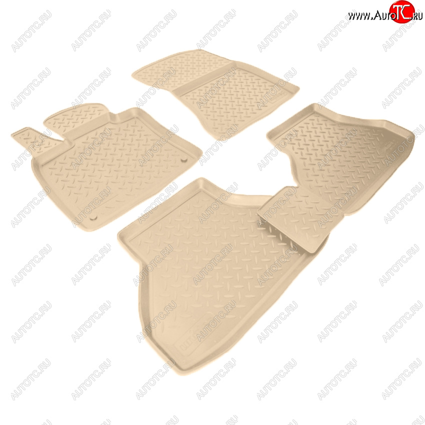 3 799 р. Коврики салона Norplast Unidec  BMW X5  E70 - X6  E71 (Цвет: бежевый)  с доставкой в г. Кемерово