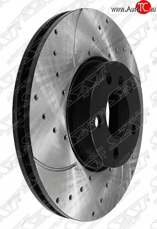 11 499 р. Комплект передних тормозных дисков SAT (перфорированые, Ø332) BMW X5 F15 (2013-2018)  с доставкой в г. Кемерово