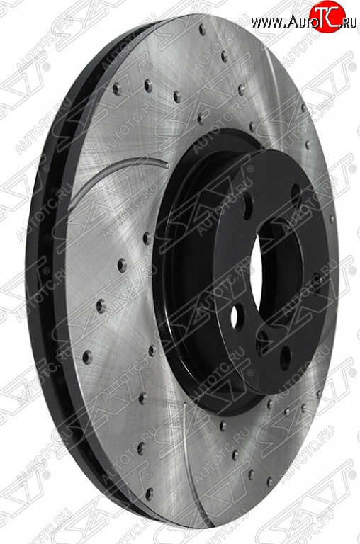 11 499 р. Комплект передних тормозных дисков SAT (перфорированые, Ø348) BMW X5 F15 (2013-2018)  с доставкой в г. Кемерово