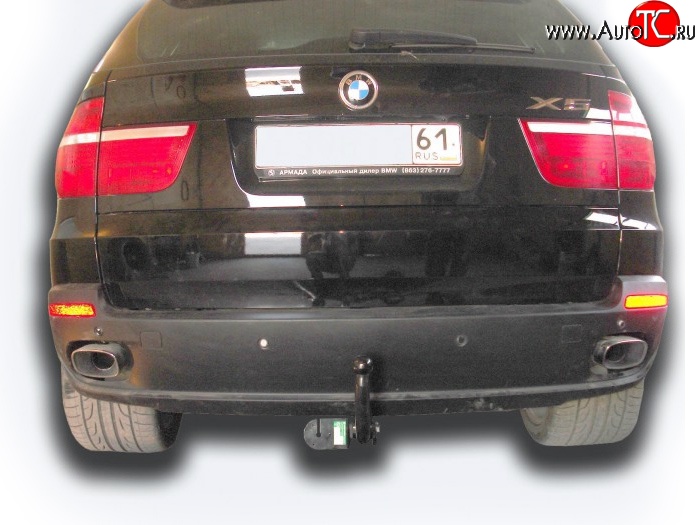 34 999 р. Фаркоп Лидер Плюс BMW X5 E70 дорестайлинг (2006-2010) (Без электропакета)  с доставкой в г. Кемерово
