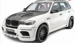 32 249 р. Пластиковый капот Hamman Style BMW X6 E71 дорестайлинг (2008-2012) (Неокрашенный)  с доставкой в г. Кемерово. Увеличить фотографию 2