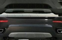 46 999 р. Накладка на задний бампер CT BMW X6 E71 дорестайлинг (2008-2012) (Неокрашенная)  с доставкой в г. Кемерово. Увеличить фотографию 4