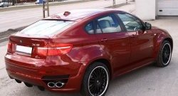 13 349 р. Лип спойлер Lumma  BMW X6  E71 (2008-2014) дорестайлинг, рестайлинг (Неокрашенный)  с доставкой в г. Кемерово. Увеличить фотографию 3