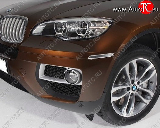 5 949 р. Подиумы противотуманных фар СТ BMW X6 E71 дорестайлинг (2008-2012)  с доставкой в г. Кемерово