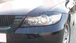 739 р. Реснички на фары ABS BMW 3 серия E90 седан дорестайлинг (2004-2008)  с доставкой в г. Кемерово. Увеличить фотографию 2