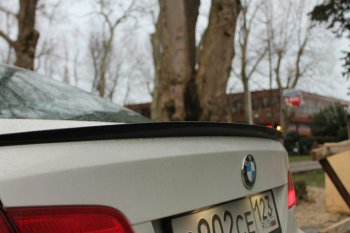 2 799 р. Лип спойлер  3 серия E92 (04-11) АВТОКРАТ  BMW 3 серия  E90 (2004-2008) седан дорестайлинг (Неокрашенный)  с доставкой в г. Кемерово. Увеличить фотографию 3