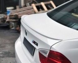 4 649 р. Лип спойлер M3 BMW 3 серия E90 седан дорестайлинг (2004-2008) (Неокрашенный)  с доставкой в г. Кемерово. Увеличить фотографию 2