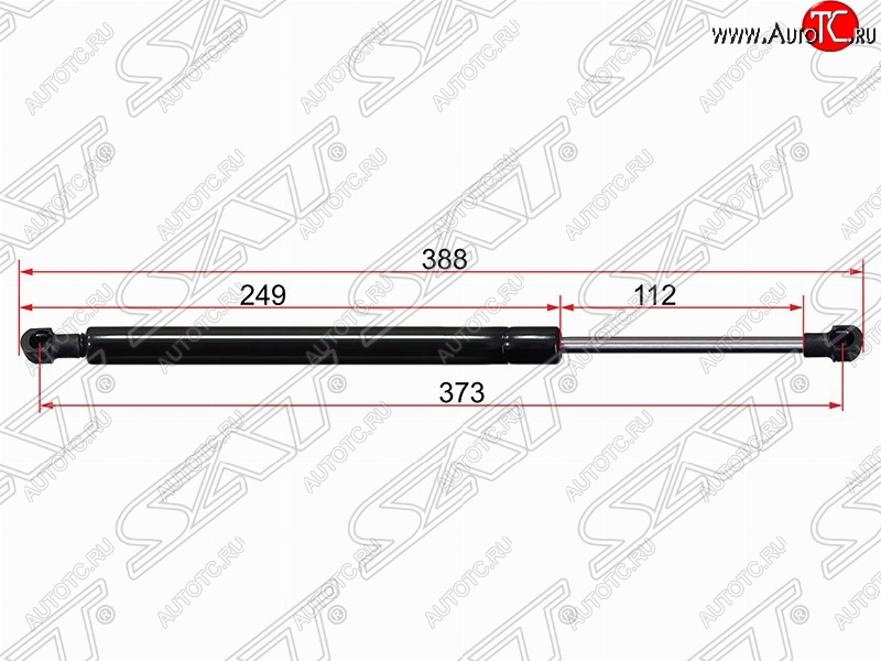 579 р. Упор крышки багажника SAT (газовый)  BMW 3 серия  E90 (2004-2008) седан дорестайлинг  с доставкой в г. Кемерово