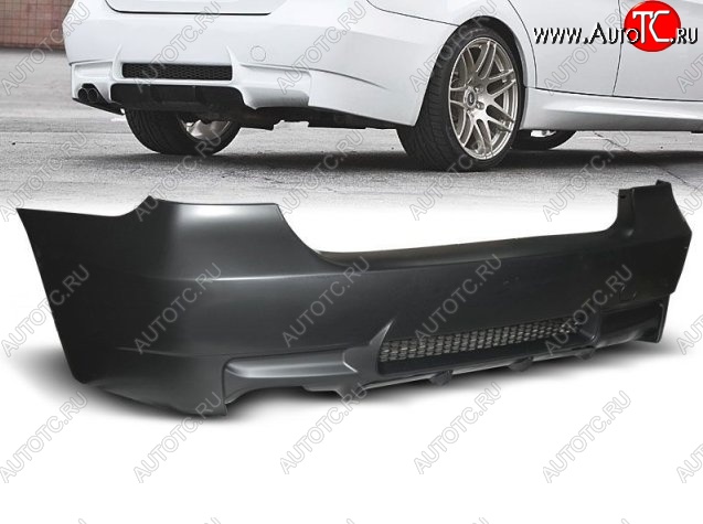 33 449 р. Задний бампер (рестайлинг) M3 Style BMW 3 серия E90 седан дорестайлинг (2004-2008) (Неокрашенный)  с доставкой в г. Кемерово