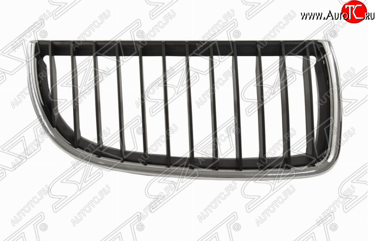 1 079 р. Правая решетка радиатора SAT (черная/хром) BMW 3 серия E90 седан дорестайлинг (2004-2008)  с доставкой в г. Кемерово