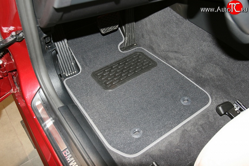 1 664 р. Коврики в салон Element 4 шт. (текстиль) BMW 3 серия E90 седан дорестайлинг (2004-2008) (Черные)  с доставкой в г. Кемерово