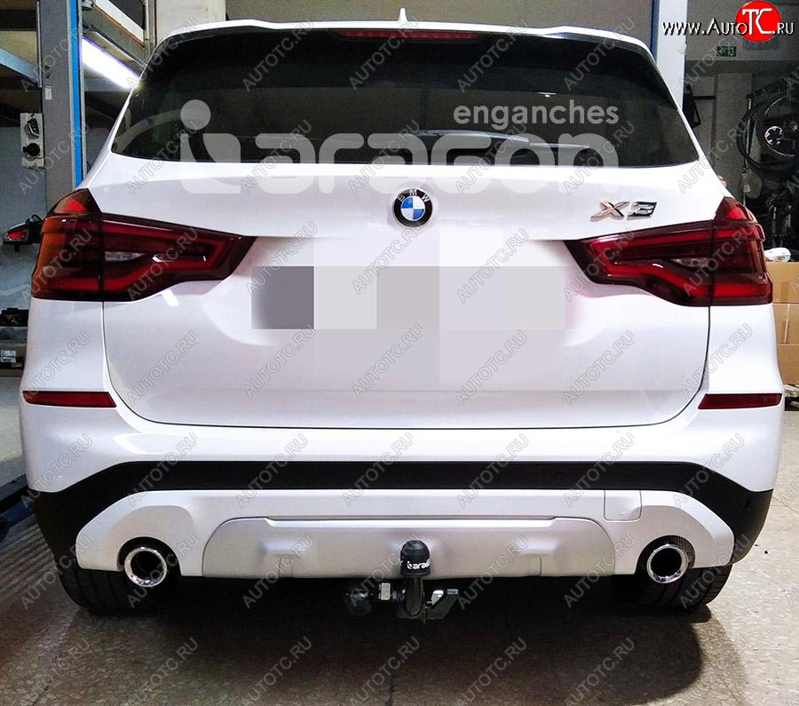 22 699 р. Фаркоп Aragon BMW X3 G01 дорестайлинг (2017-2021) (тип шара S (горизонтальный, легкосъемный))  с доставкой в г. Кемерово