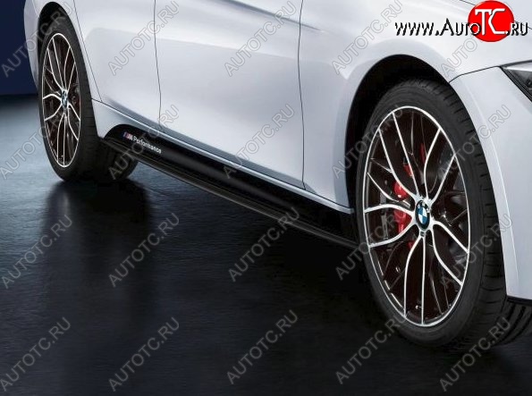 22 199 р. Пороги накладки M-performance BMW 3 серия F30 седан дорестайлинг (2012-2015) (Неокрашенные)  с доставкой в г. Кемерово