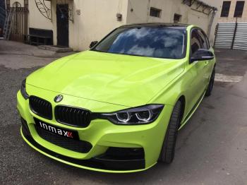 11 999 р. Сплиттер переднего М-бампера М-Perfomance BMW 3 серия F30 седан дорестайлинг (2012-2015) (цвет: черный глянец)  с доставкой в г. Кемерово. Увеличить фотографию 4