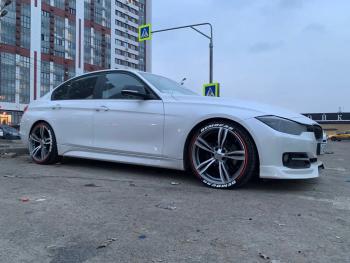 12 999 р. Юбка переднего бампера (Sport,Luxury, SE) INMAX BMW 3 серия F30 седан дорестайлинг (2012-2015) (Неокрашенный)  с доставкой в г. Кемерово. Увеличить фотографию 9