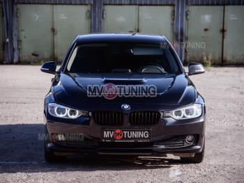 47 899 р. Капот с жабрами BMW 3 серия F30 седан дорестайлинг (2012-2015) (Неокрашенный)  с доставкой в г. Кемерово. Увеличить фотографию 3