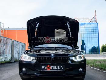 47 899 р. Капот с жабрами BMW 3 серия F30 седан дорестайлинг (2012-2015) (Неокрашенный)  с доставкой в г. Кемерово. Увеличить фотографию 6