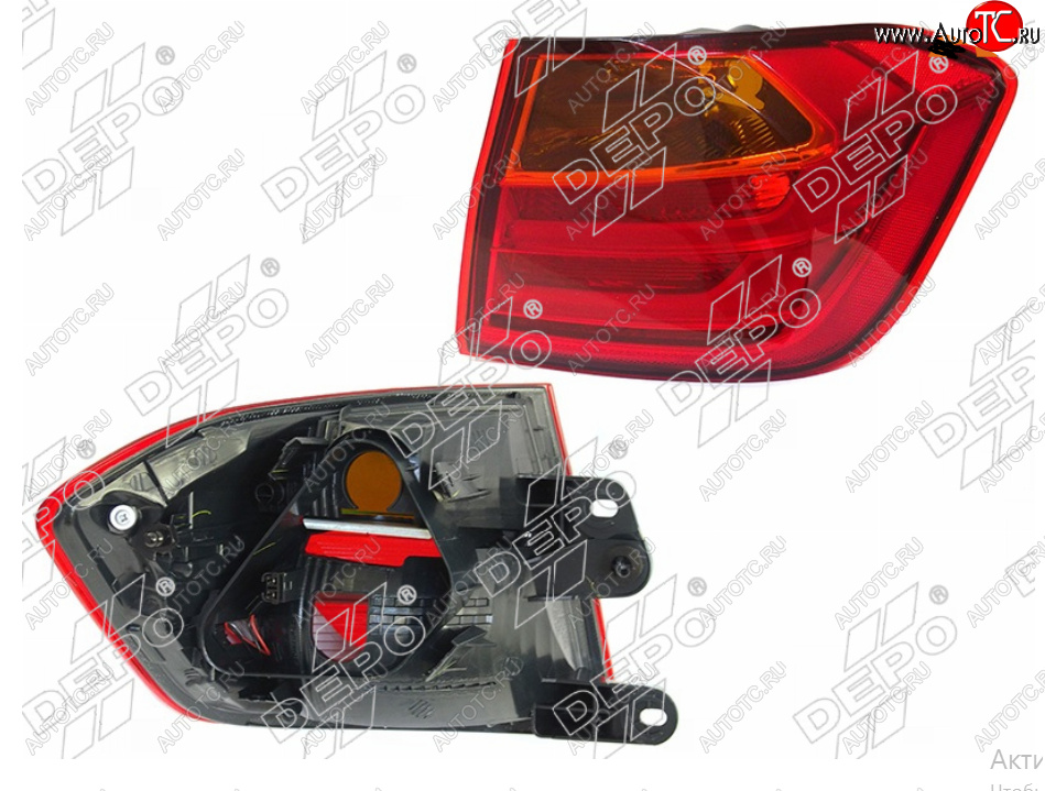 10 699 р. Правый фонарь задний (LED) DEPO BMW 3 серия F30 седан дорестайлинг (2012-2015)  с доставкой в г. Кемерово