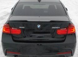 8 239 р. Лип спойлер BS v2  BMW 3 серия  F30 (2012-2018) седан дорестайлинг, седан рестайлинг (Неокрашенный)  с доставкой в г. Кемерово. Увеличить фотографию 3