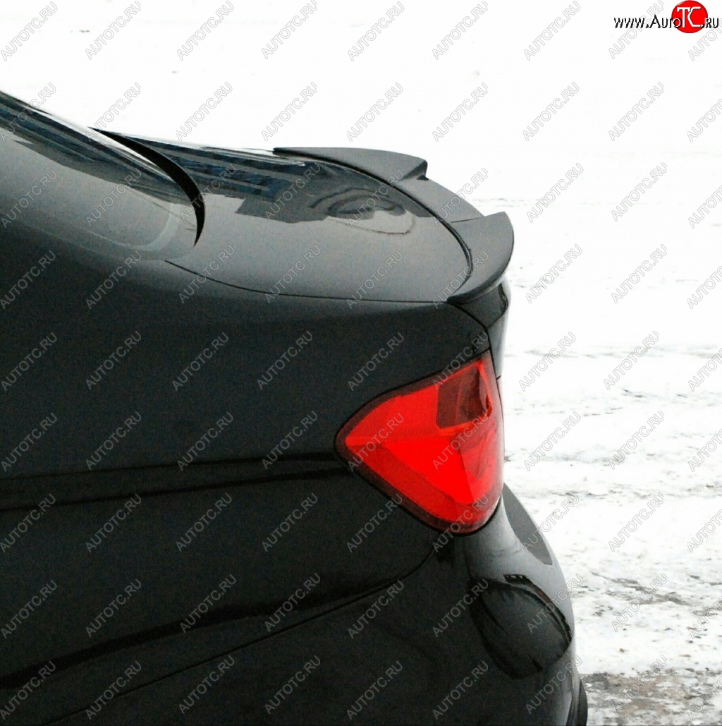 8 239 р. Лип спойлер BS v2  BMW 3 серия  F30 (2012-2018) седан дорестайлинг, седан рестайлинг (Неокрашенный)  с доставкой в г. Кемерово