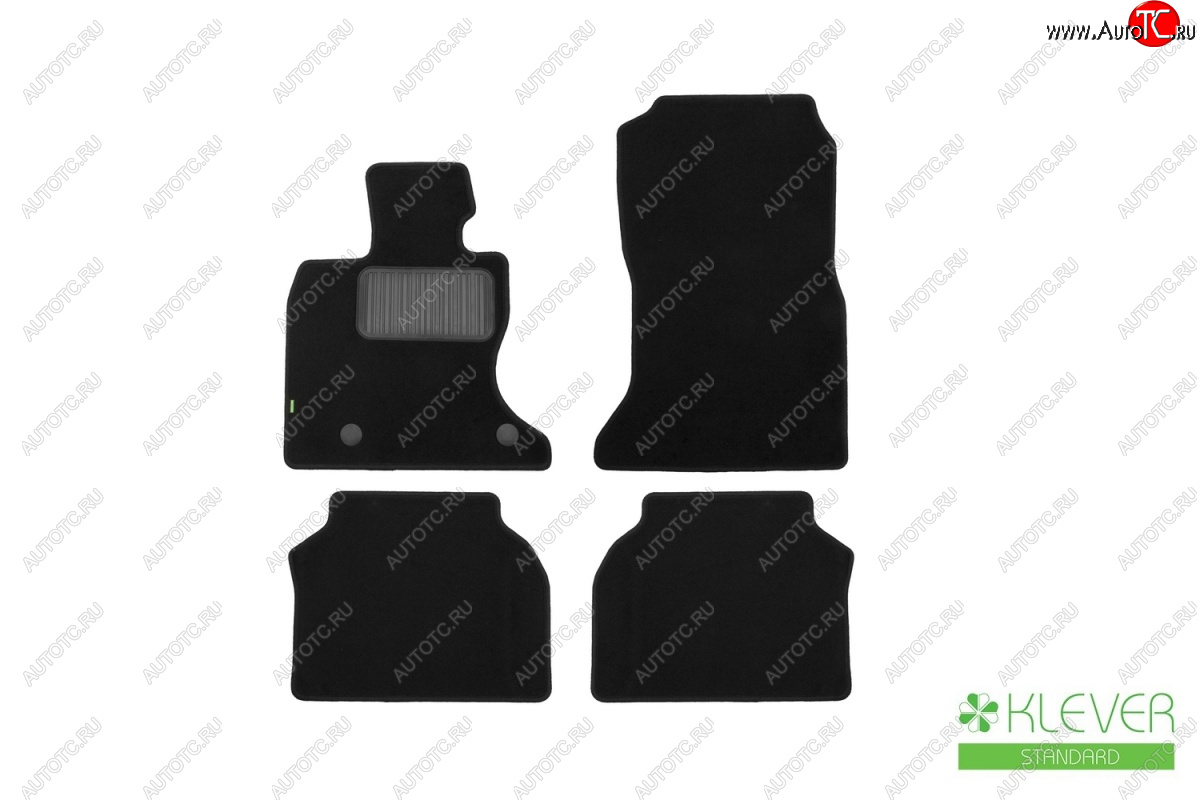 6 949 р. Текстильные коврики салона Klever Standart (АКПП) BMW 5 серия F07 Gran Turismo лифтбэк дорестайлинг (2009-2013) (Цвет: черный)  с доставкой в г. Кемерово