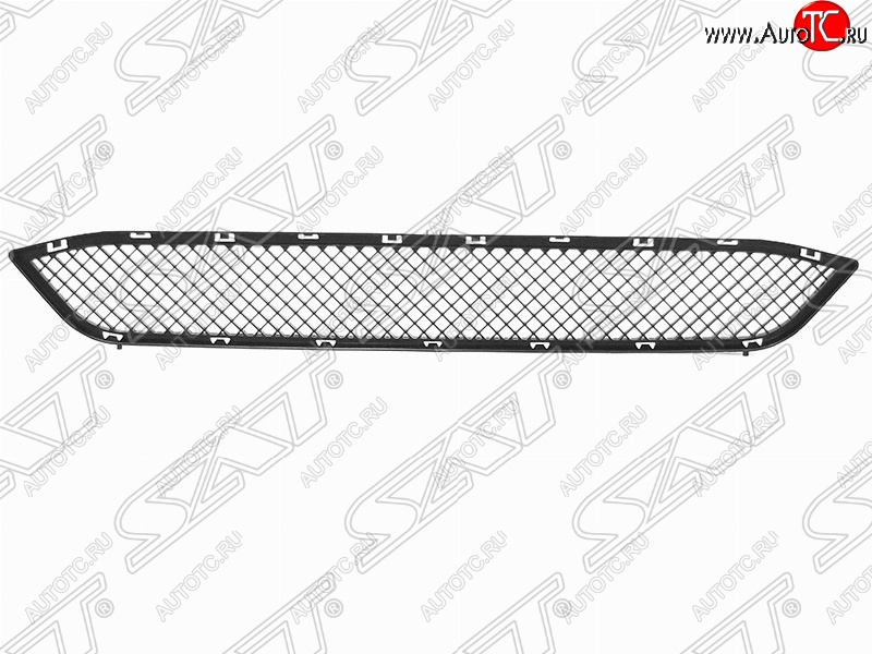 2 169 р. Решётка в передний бампер SAT (центр, рестайлинг)  BMW X1  E84 (2009-2015)  с доставкой в г. Кемерово