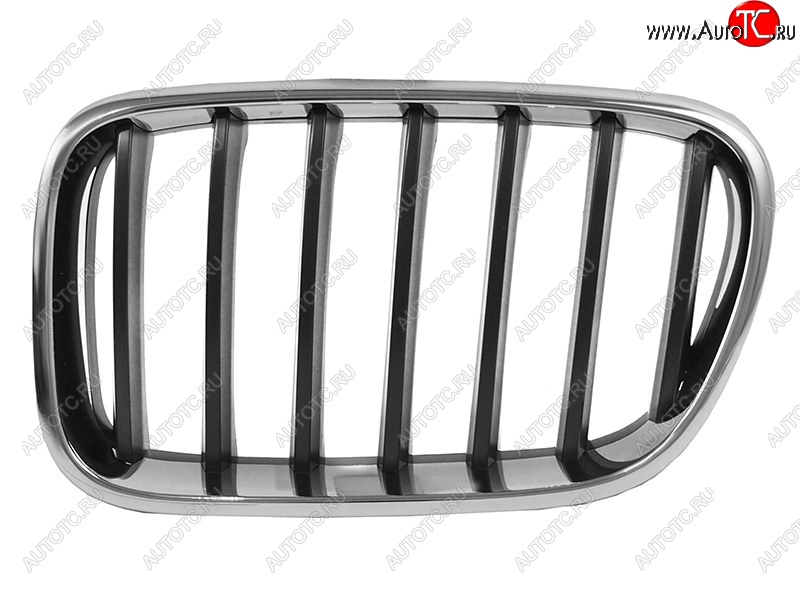 1 599 р. Левая решетка радиатора SAT (черная с хромом) BMW X3 F25 дорестайлинг (2010-2014)  с доставкой в г. Кемерово
