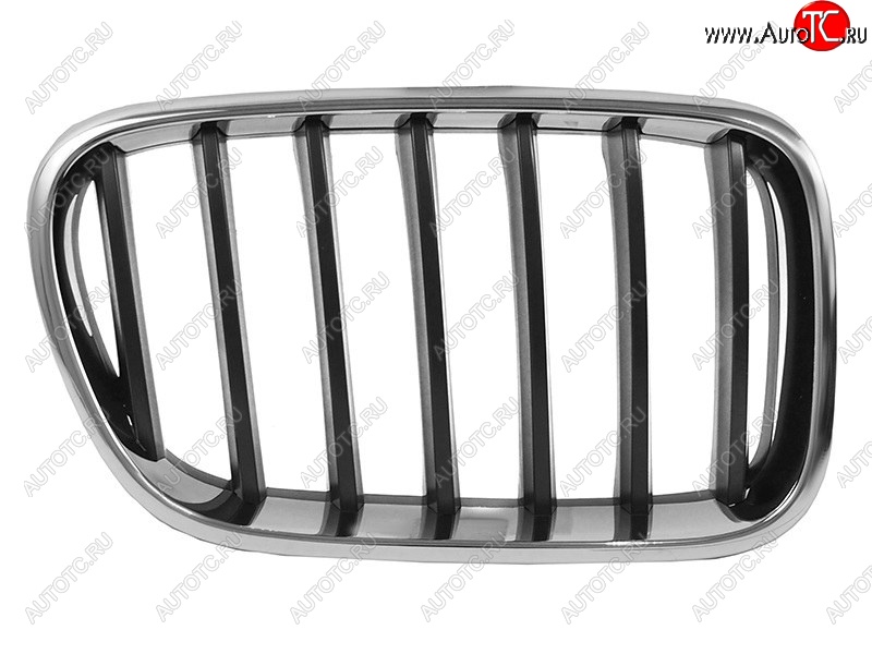1 599 р. Правая решетка радиатора SAT (черная с хромом) BMW X3 F25 дорестайлинг (2010-2014)  с доставкой в г. Кемерово