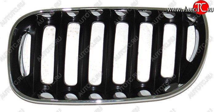 1 459 р. Левая решетка радиатора SAT (черная с хромом) BMW X3 E83 (2003-2009) (Неокрашенная)  с доставкой в г. Кемерово
