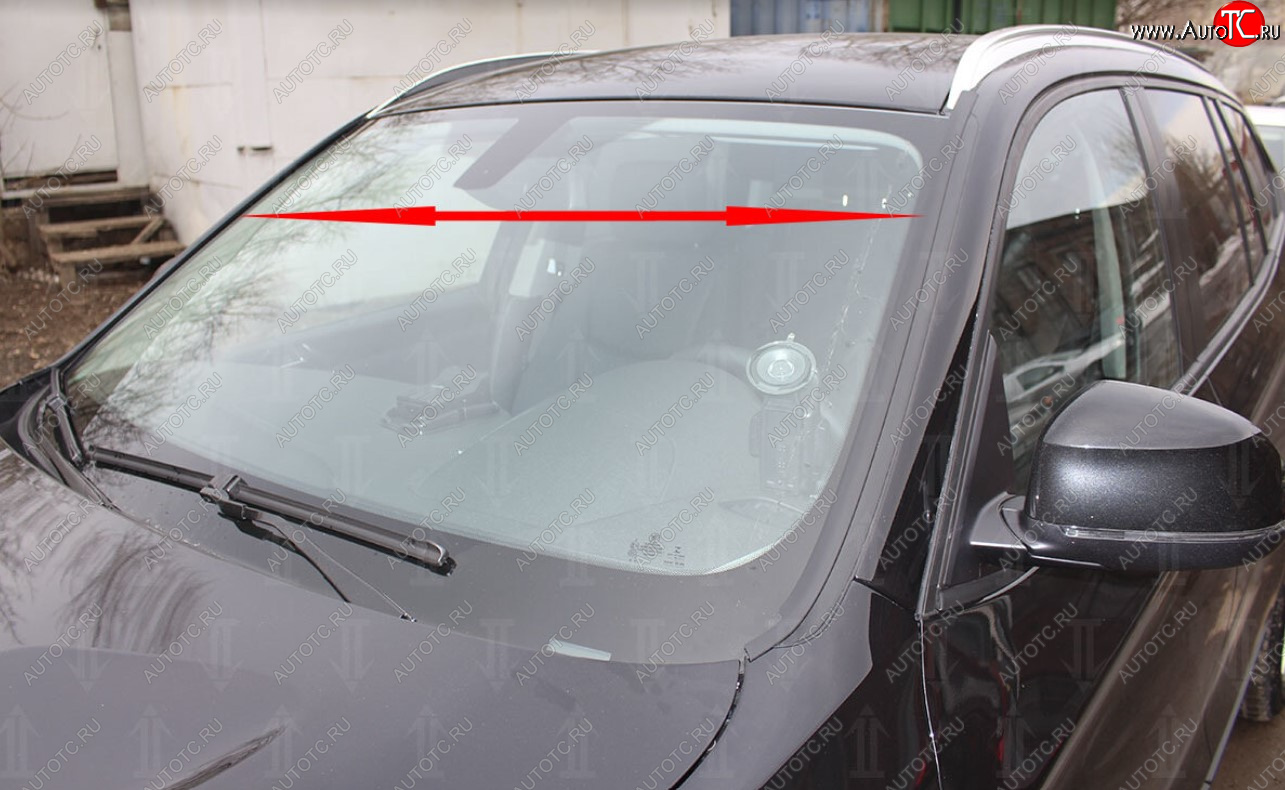 1 699 р. Водостоки лобового стекла Стрелка 11 BMW X3 F25 дорестайлинг (2010-2014) (Автомобиль без рейлингов)  с доставкой в г. Кемерово