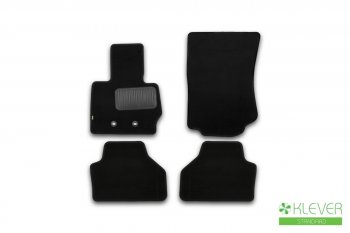 Коврики в салон Klever Standard (текстиль) BMW X3 F25 дорестайлинг (2010-2014) (Черный)