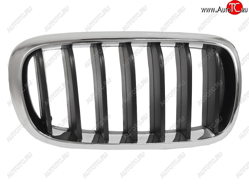 2 299 р. Правая решетка радиатора SAT (черная с хромом) BMW X5 F15 (2013-2018)  с доставкой в г. Кемерово