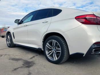 14 899 р. Пластиковые накладки под пороги М-Perfomance  BMW X5  F15 - X6  F16 (цвет: черный глянец)  с доставкой в г. Кемерово. Увеличить фотографию 2