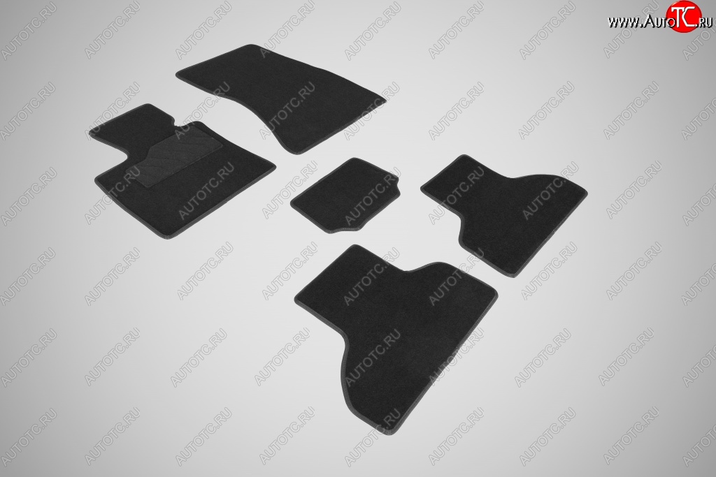 3 399 р. Износостойкие коврики в салон SeiNtex Premium LUX 4 шт. (ворсовые)  BMW X5  F15 (2013-2018)  с доставкой в г. Кемерово