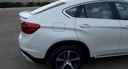 11 199 р. Лип спойлер BS  BMW X6  F16 (2014-2020) (Неокрашенный)  с доставкой в г. Кемерово. Увеличить фотографию 3